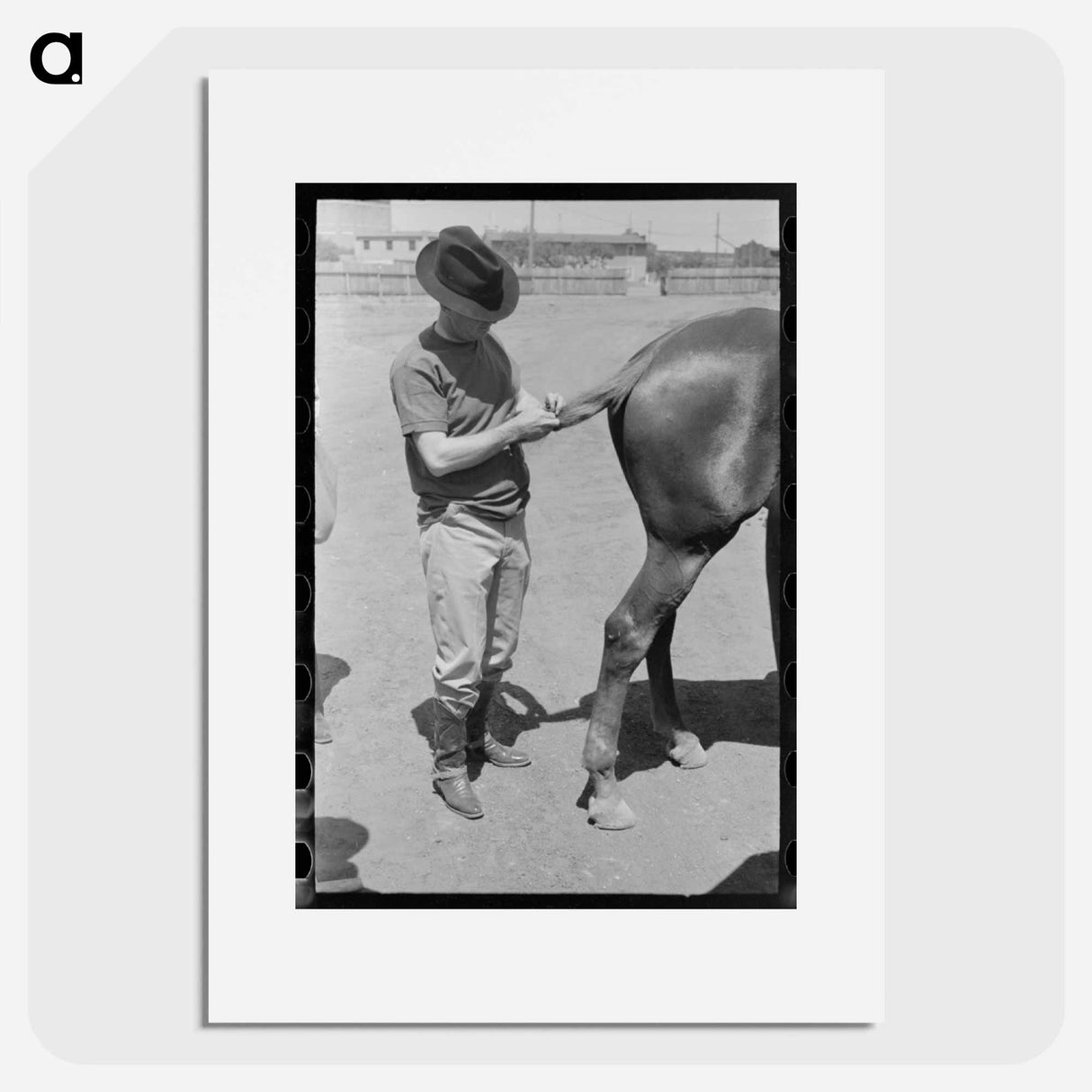 アートポスター-Braiding Horse's Tail
- ラッセル リー Poster.