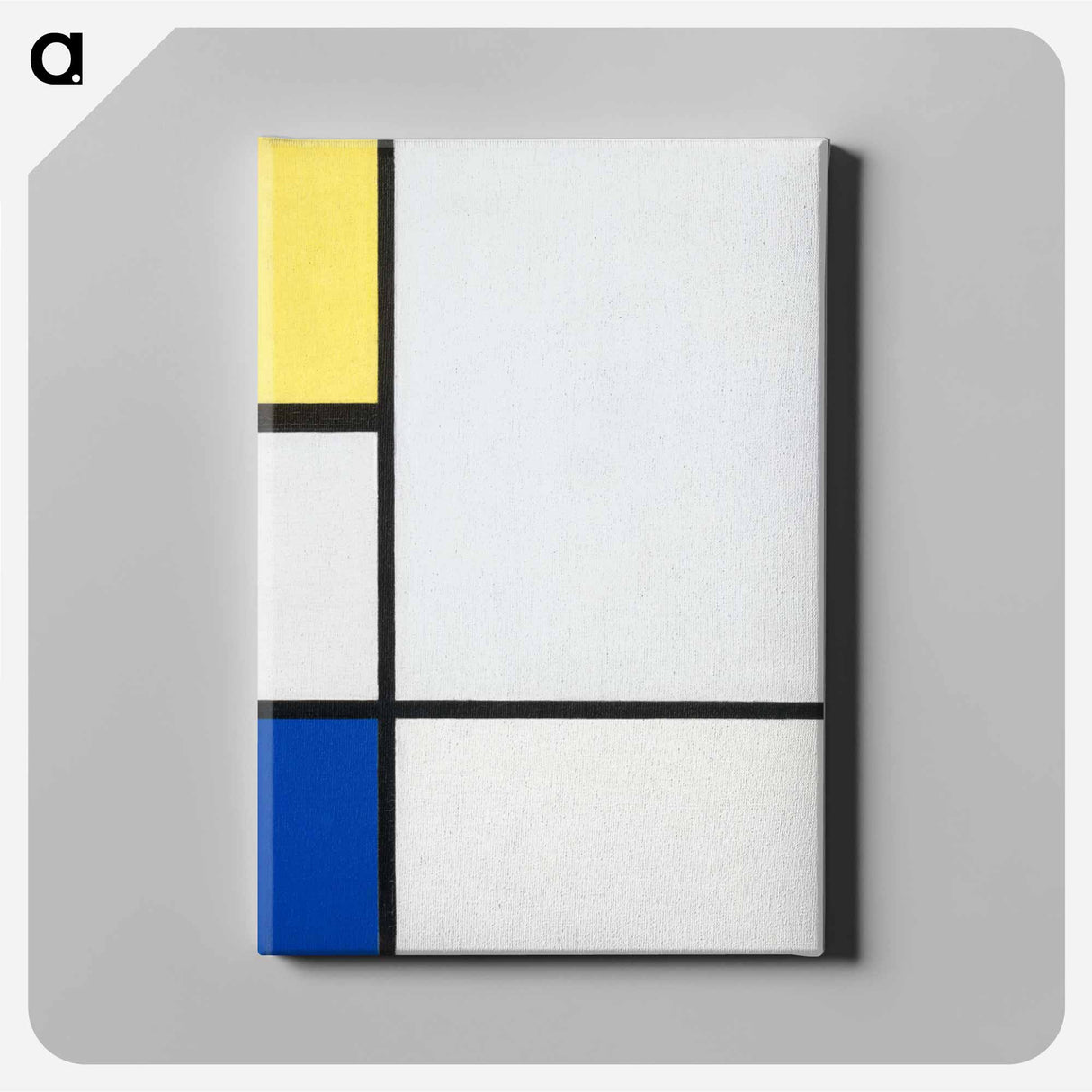 アートパネル-Composition with Yellow, Blue, Black and Light Blue
- イェール大学アートギャラリー Canvas.