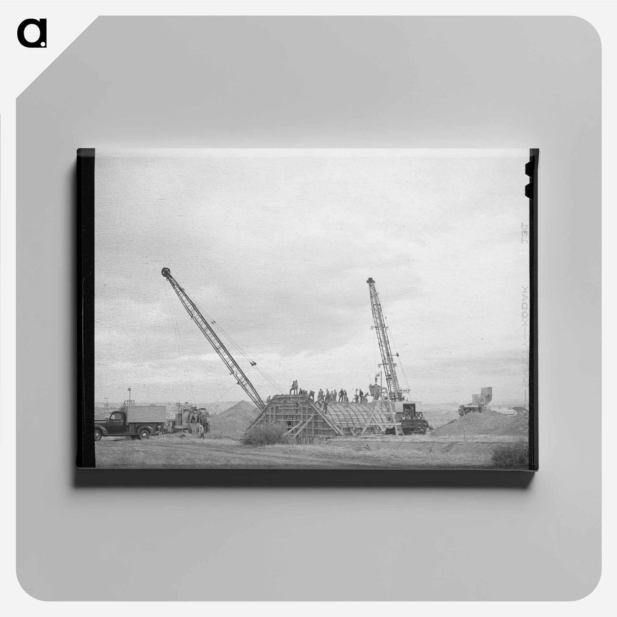 アートパネル-Workman at Shasta Dam
- ラッセル リー Canvas.
