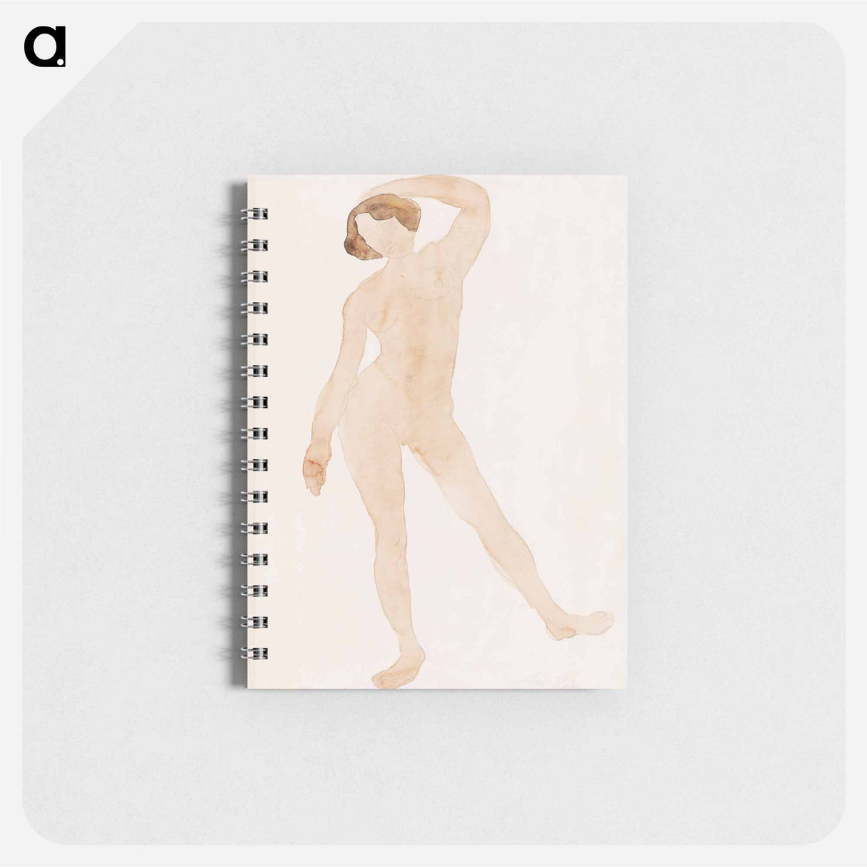 アートメモ帳-Study of a Nude (Standing, front, hand on head)
- イェール大学アートギャラリー Memo.