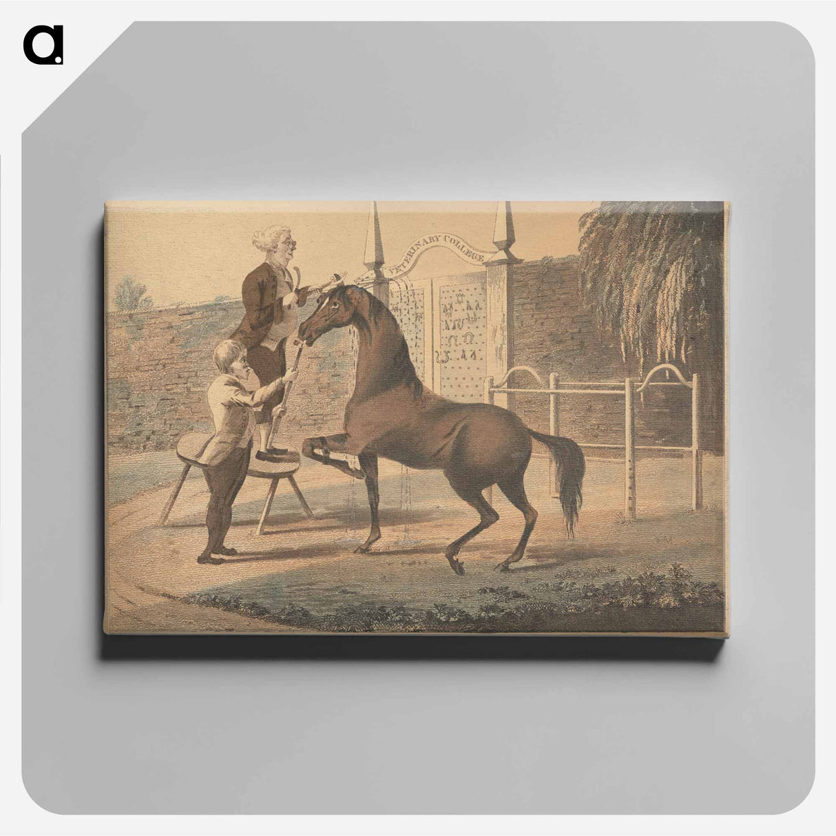 アートパネル-The Men Methods & Machines chiefly employed for the Reformation & Improvement of Farriery & the treatment of Cattle in General
- イェール大学アートギャラリー Canvas.