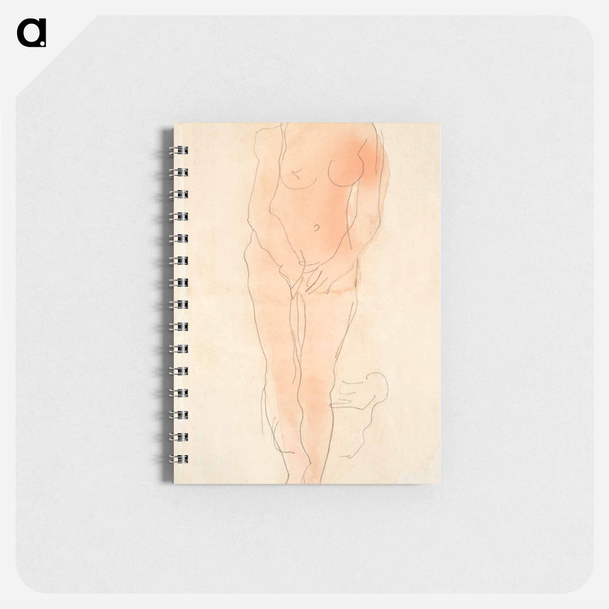 アートメモ帳-Studies of nudes standing (recto and verso)
- イェール大学アートギャラリー Memo.