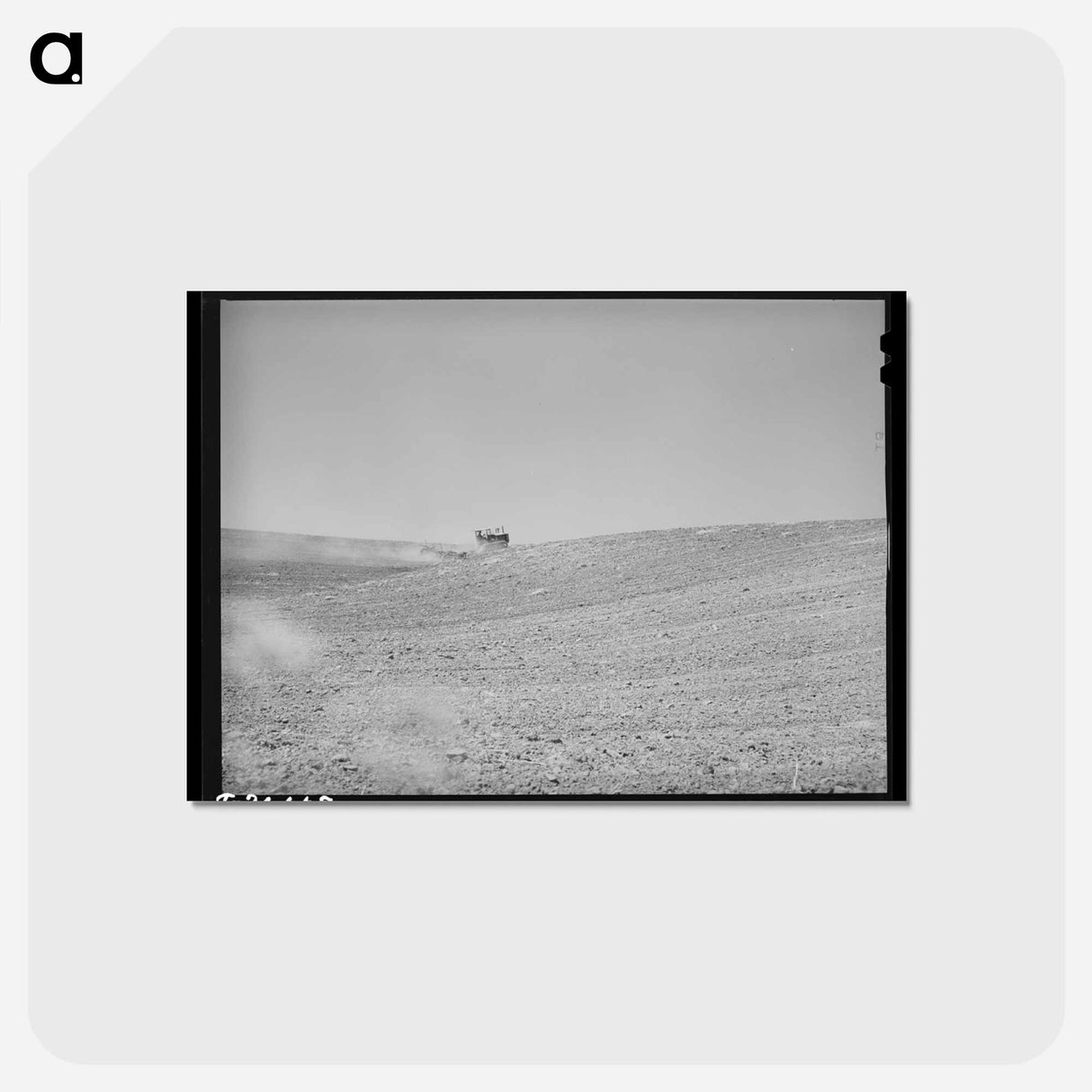 アートポストカード-Tractor-Drawn Harrow
- ラッセル リー Postcard.