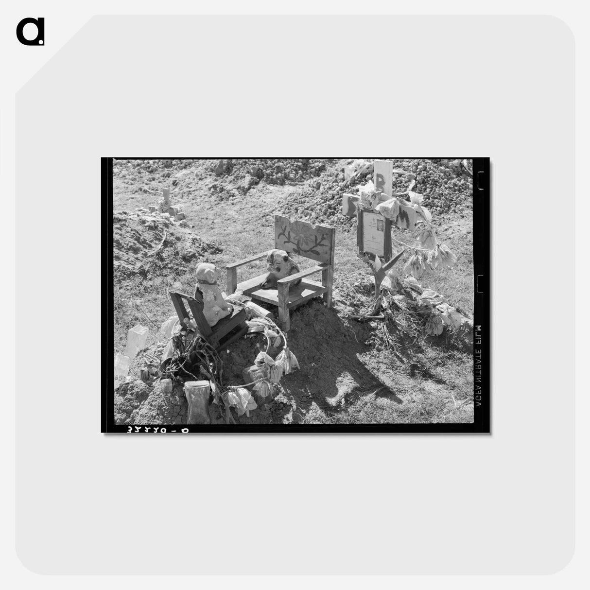 アートポストカード-Mexican Grave
- ラッセル リー Postcard.