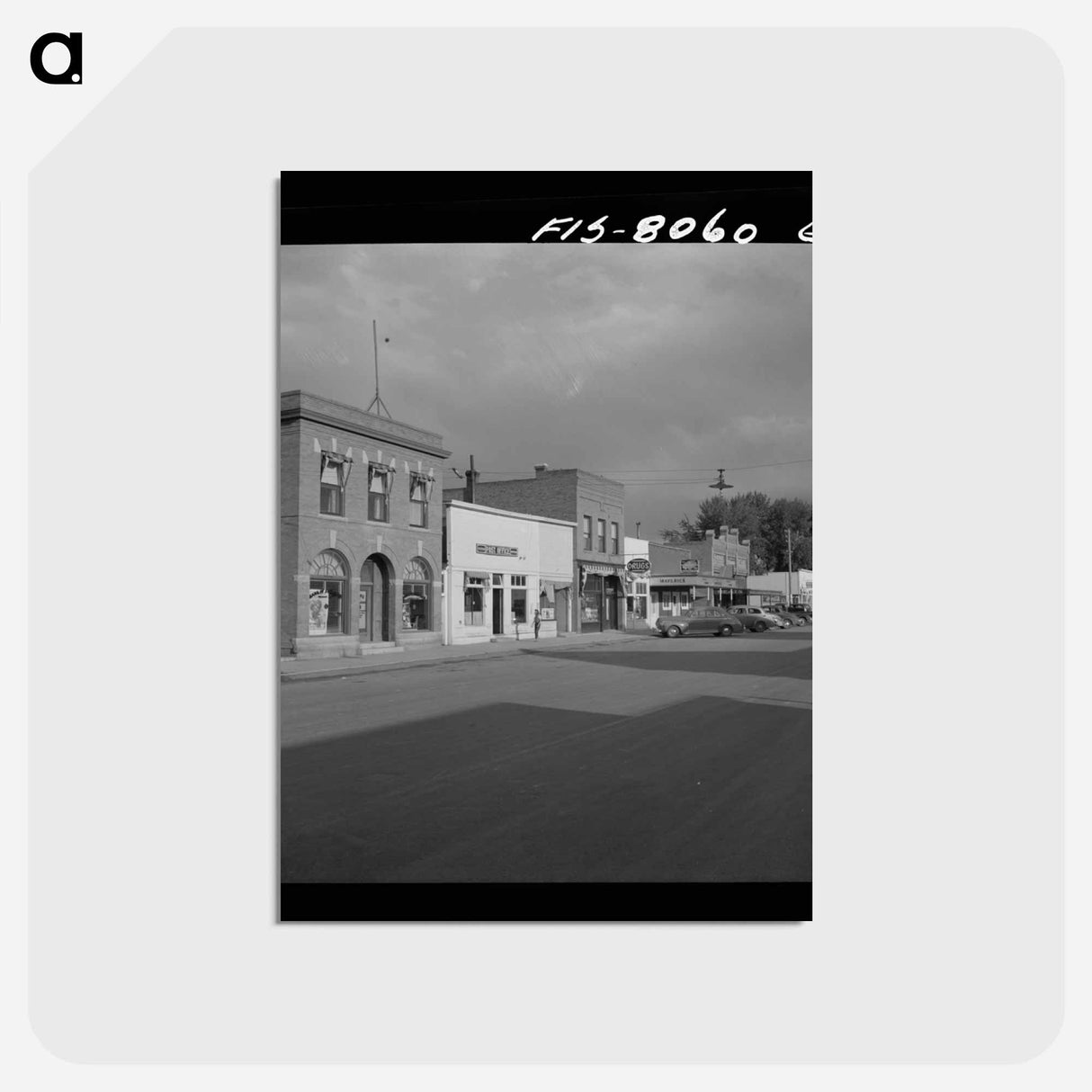 アートポストカード-Sheridan Main Street
- ラッセル リー Postcard.