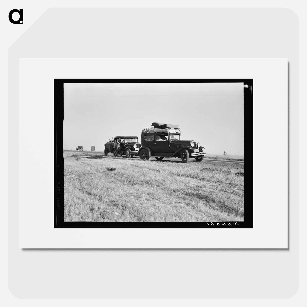 アートポスター-Between Tulare and Fresno - ドロテア ラング Poster.