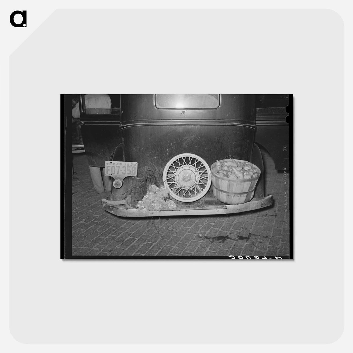 アートポストカード-Grocer's Car, San Angelo
- ラッセル リー Postcard.