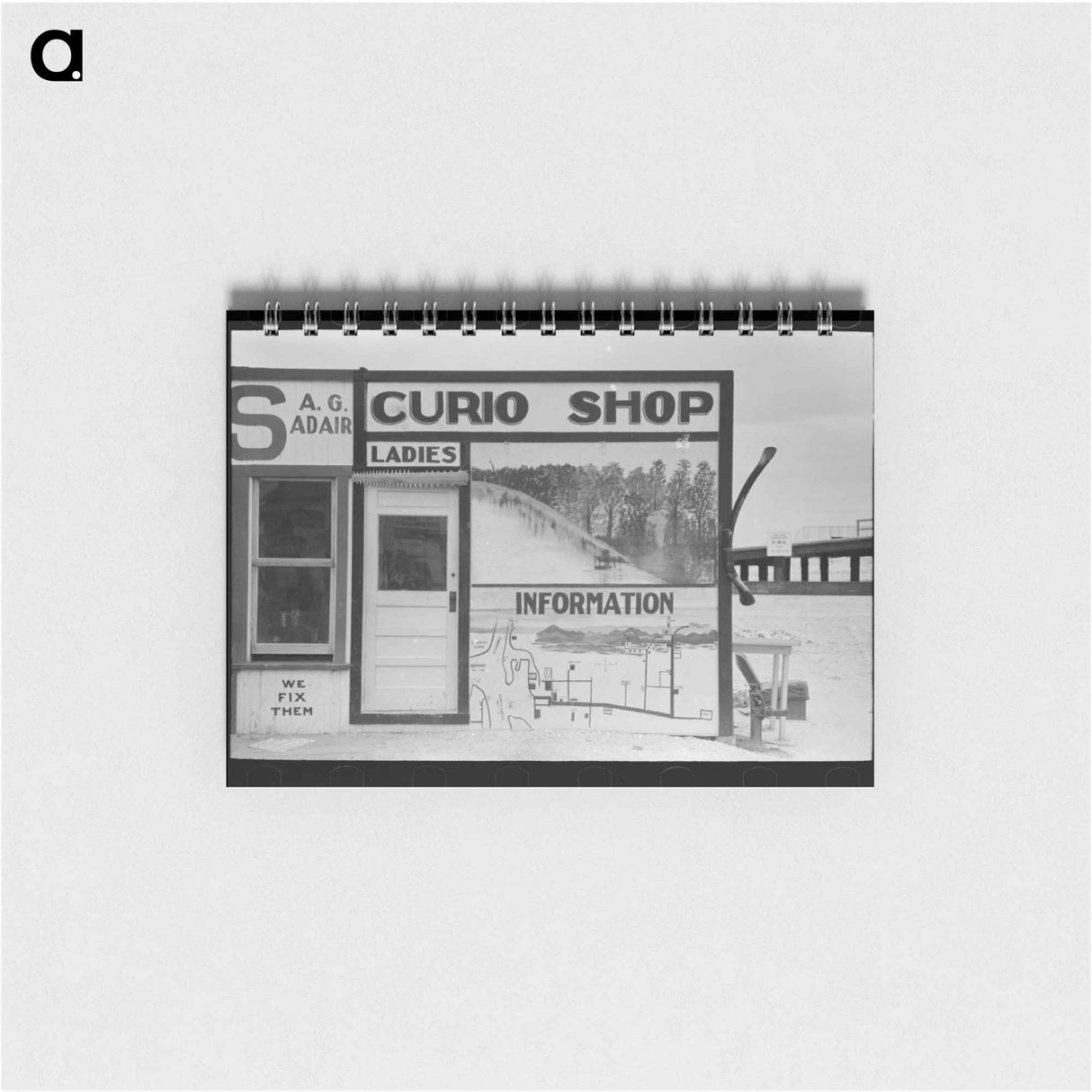 アートメモ帳-Curio Shop and Ladies' Restroom
- ラッセル リー Memo.
