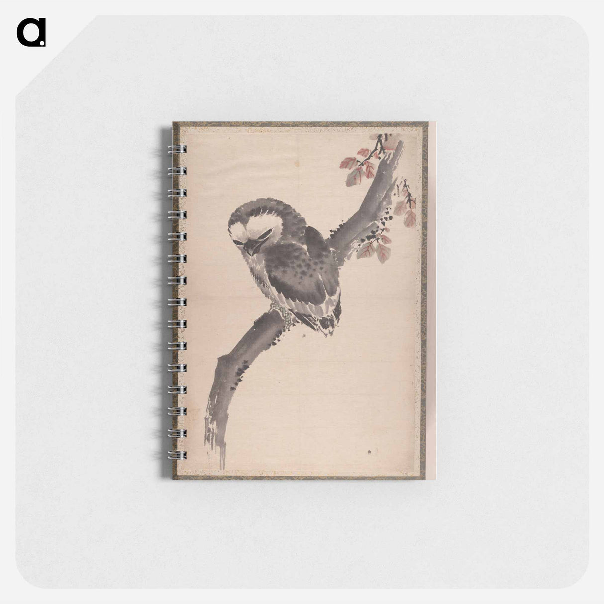 Katsushika Hokusai's owl - 葛飾 北斎 Memo.