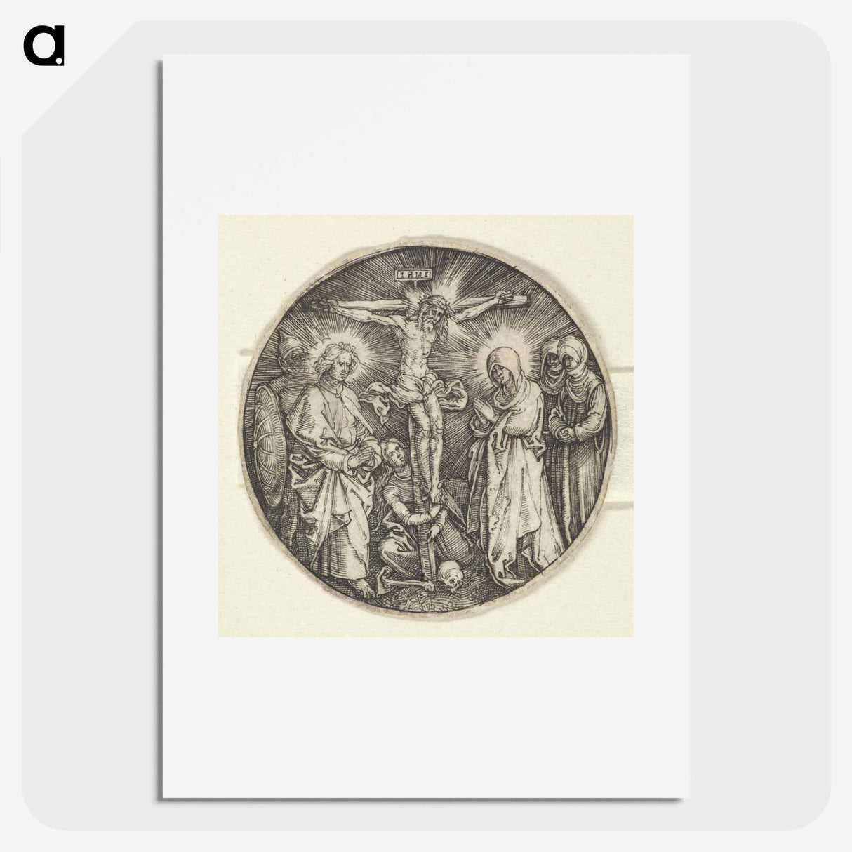 The Small Crucifixion - アルブレヒト デューラー Poster.