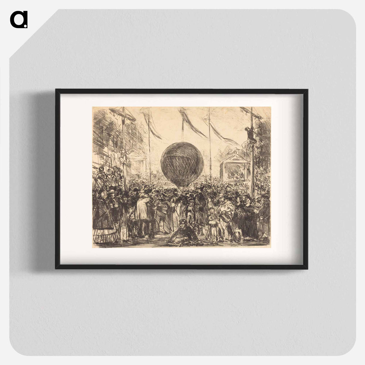 The Balloon - エドゥアール マネ Poster.