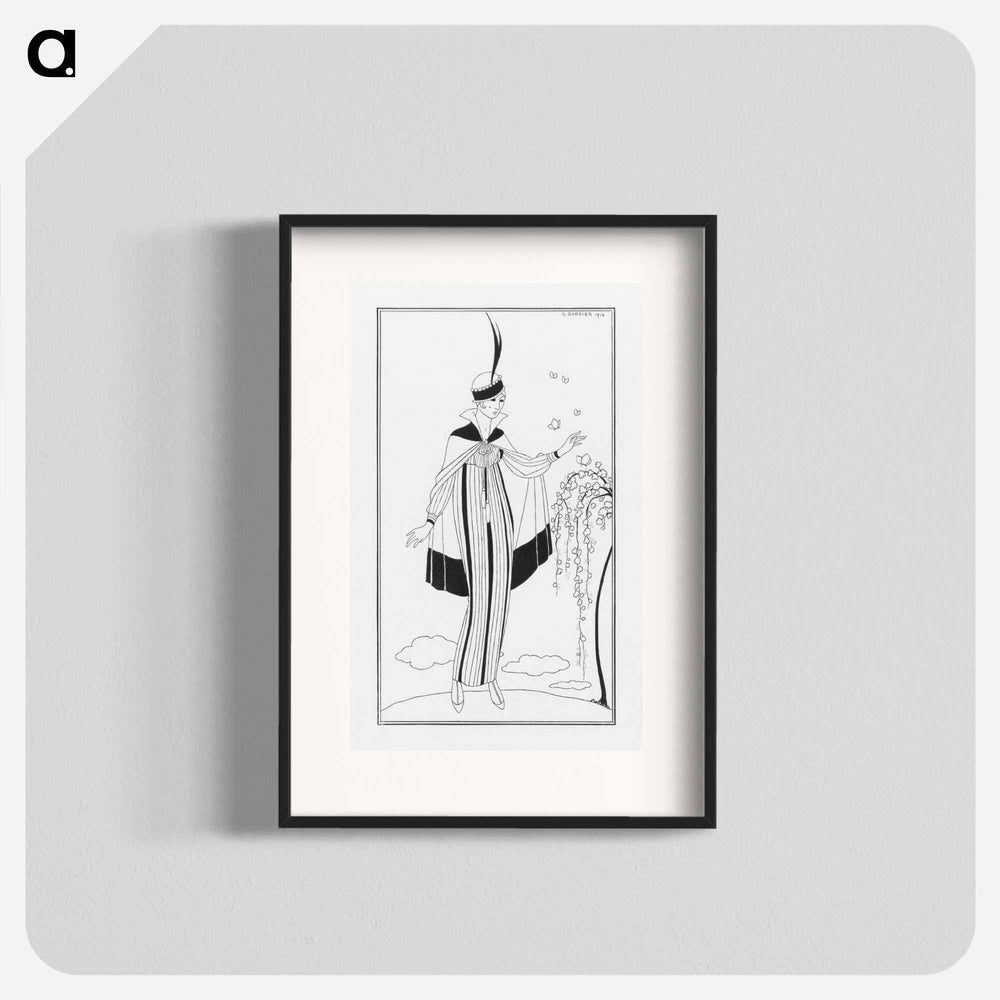 Costumes Parisiens - Georges Barbier Poster.