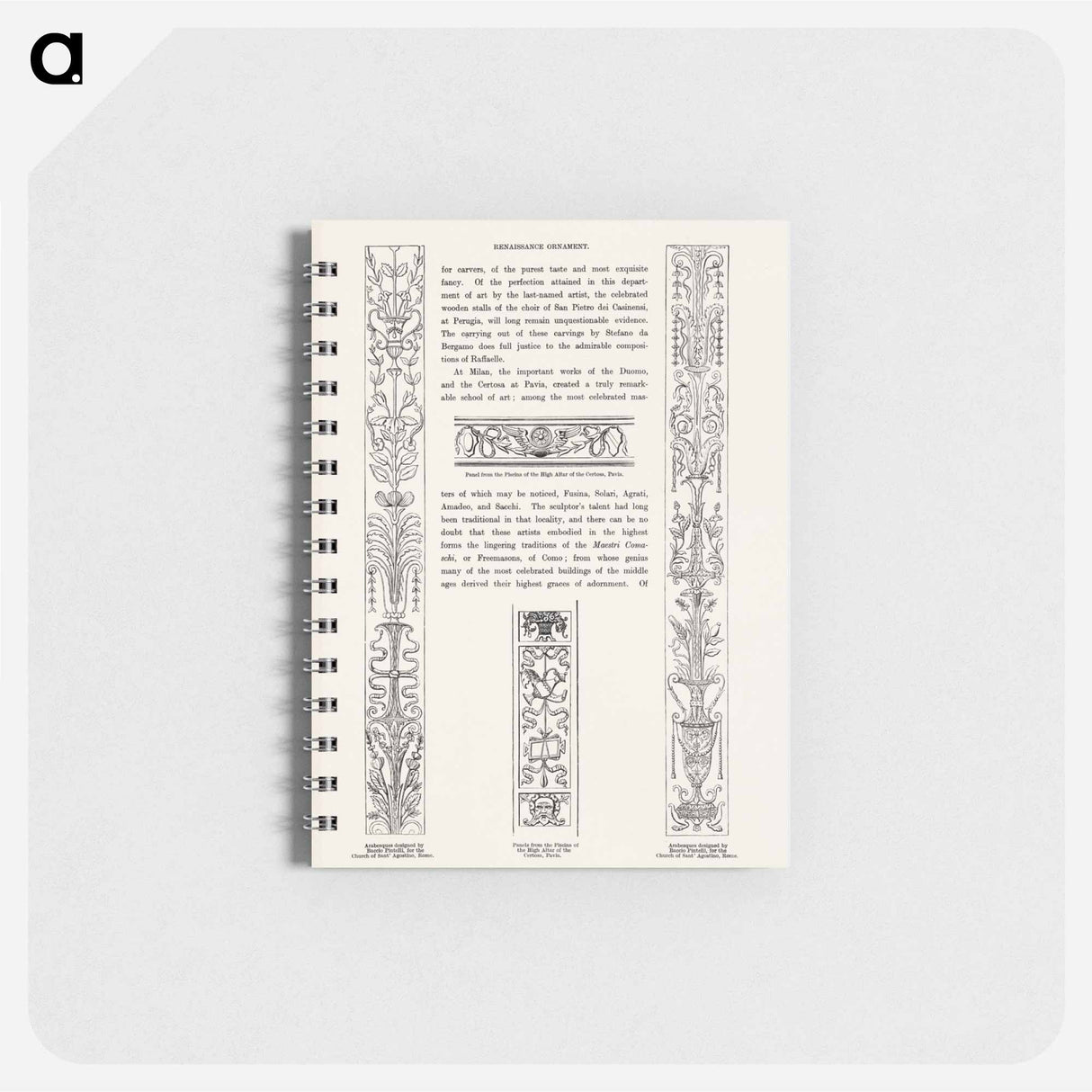 アートメモ帳-Renaissance Ornament, From The Grammar of Ornament
- 装飾の文法 Memo.