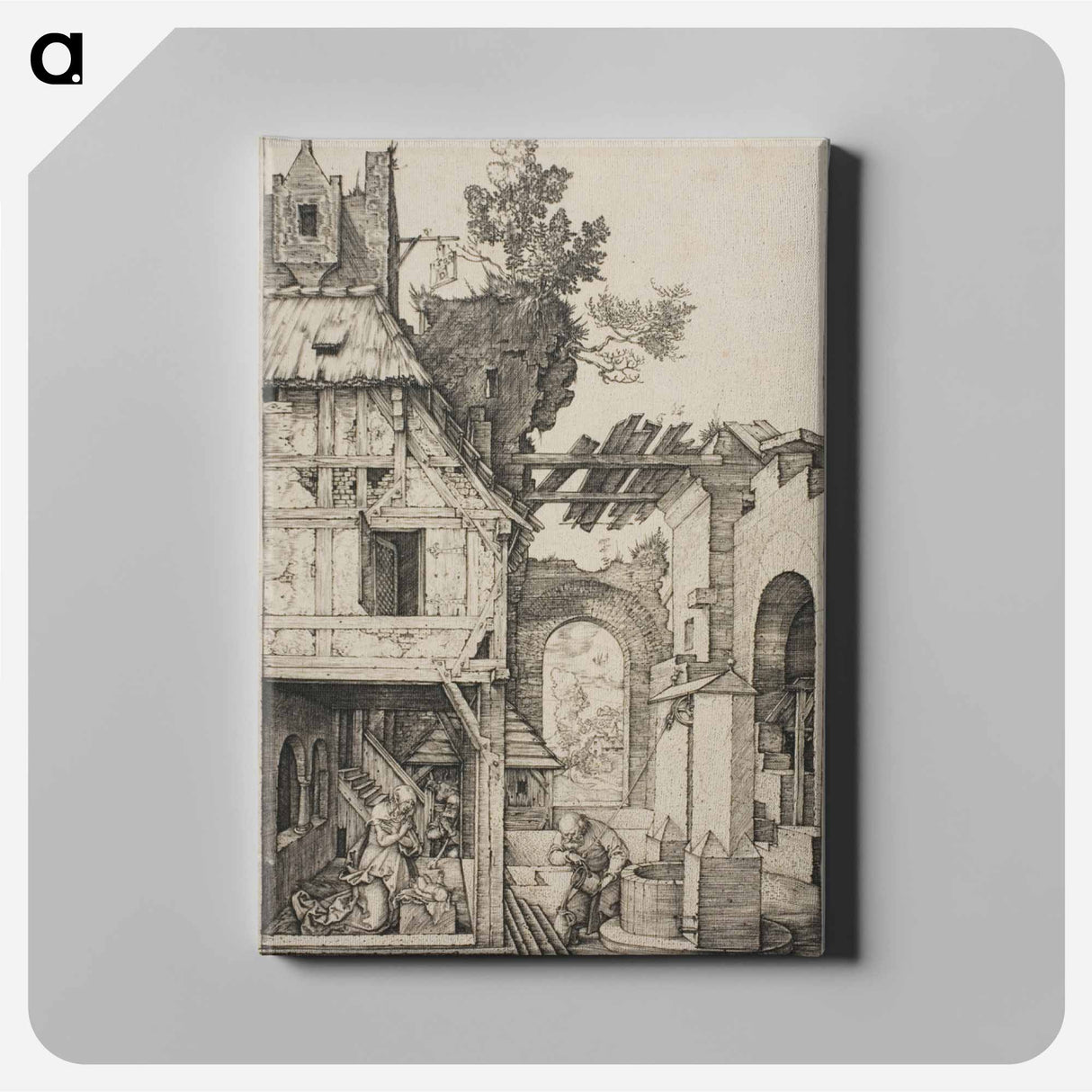 Nativity - アルブレヒト デューラー Canvas.