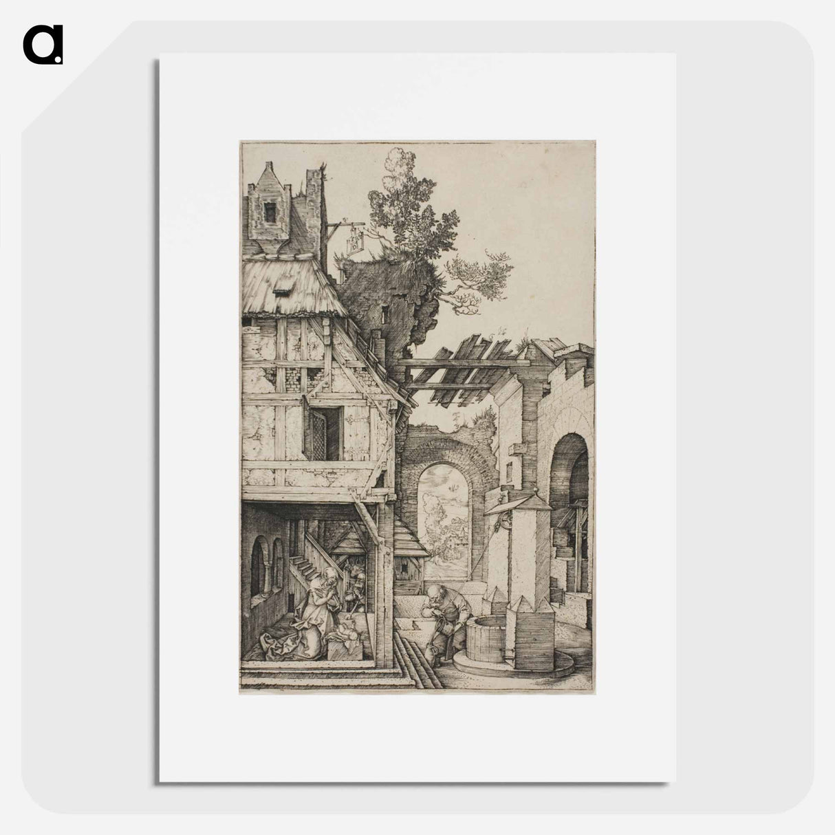 Nativity - アルブレヒト デューラー Poster.