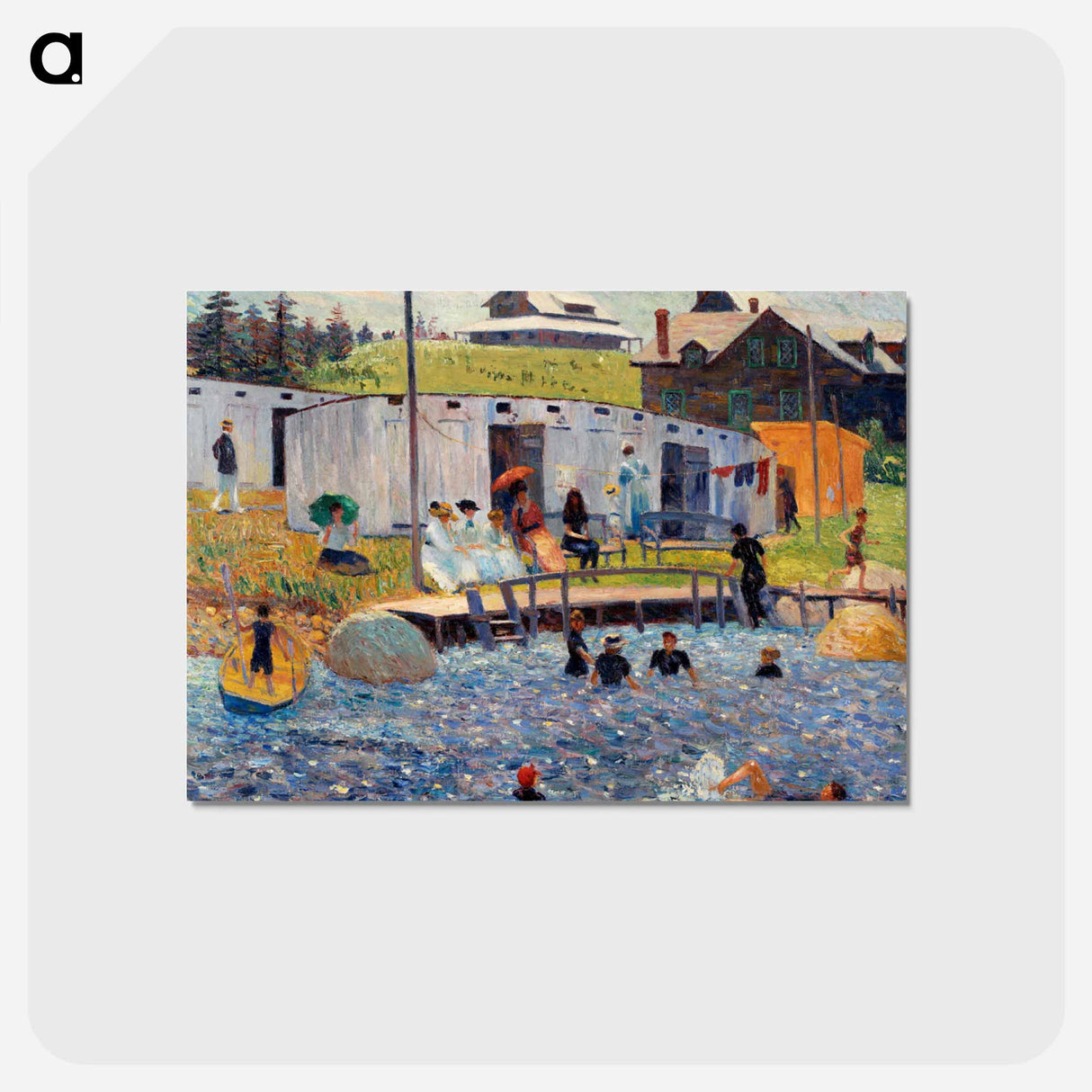 アートポストカード-The Bathing Hour, Chester, Nova Scotia
- バーンズ・コレクション Postcard.