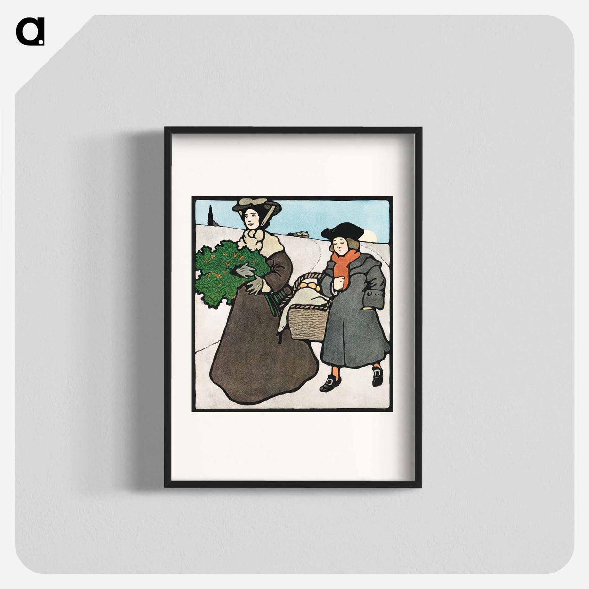 Vintage Christmas - Edward Penfield Poster.