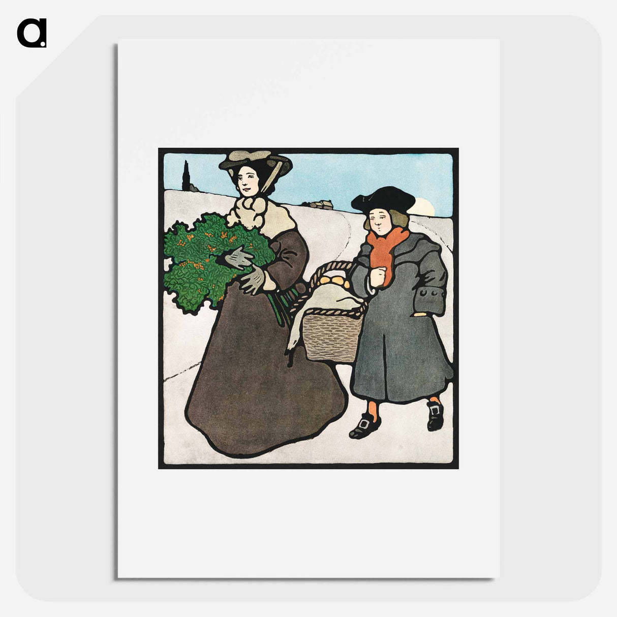 Vintage Christmas - Edward Penfield Poster.