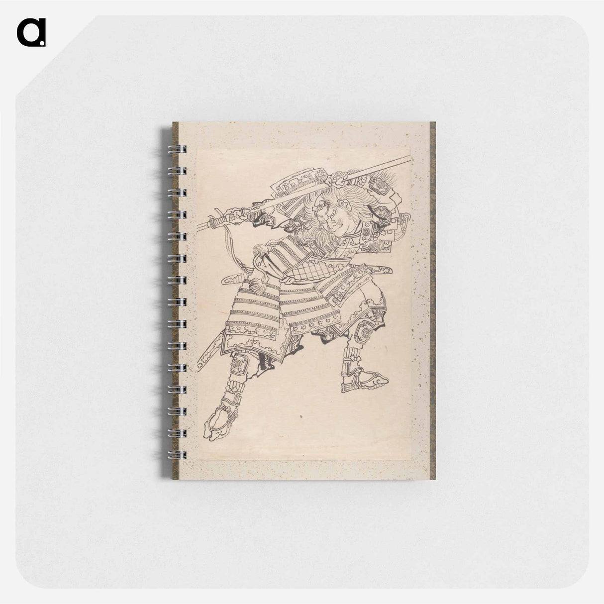 Katsushika Hokusai’s samurai, Album of Sketches - 葛飾 北斎 Memo.