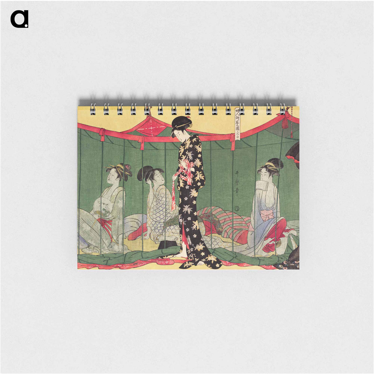 Fujin Tomarikyaku no zu - 喜多川 歌麿 Memo.