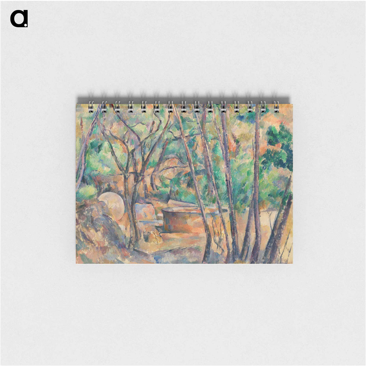 Millstone and Cistern under Trees - ポール セザンヌ Memo.