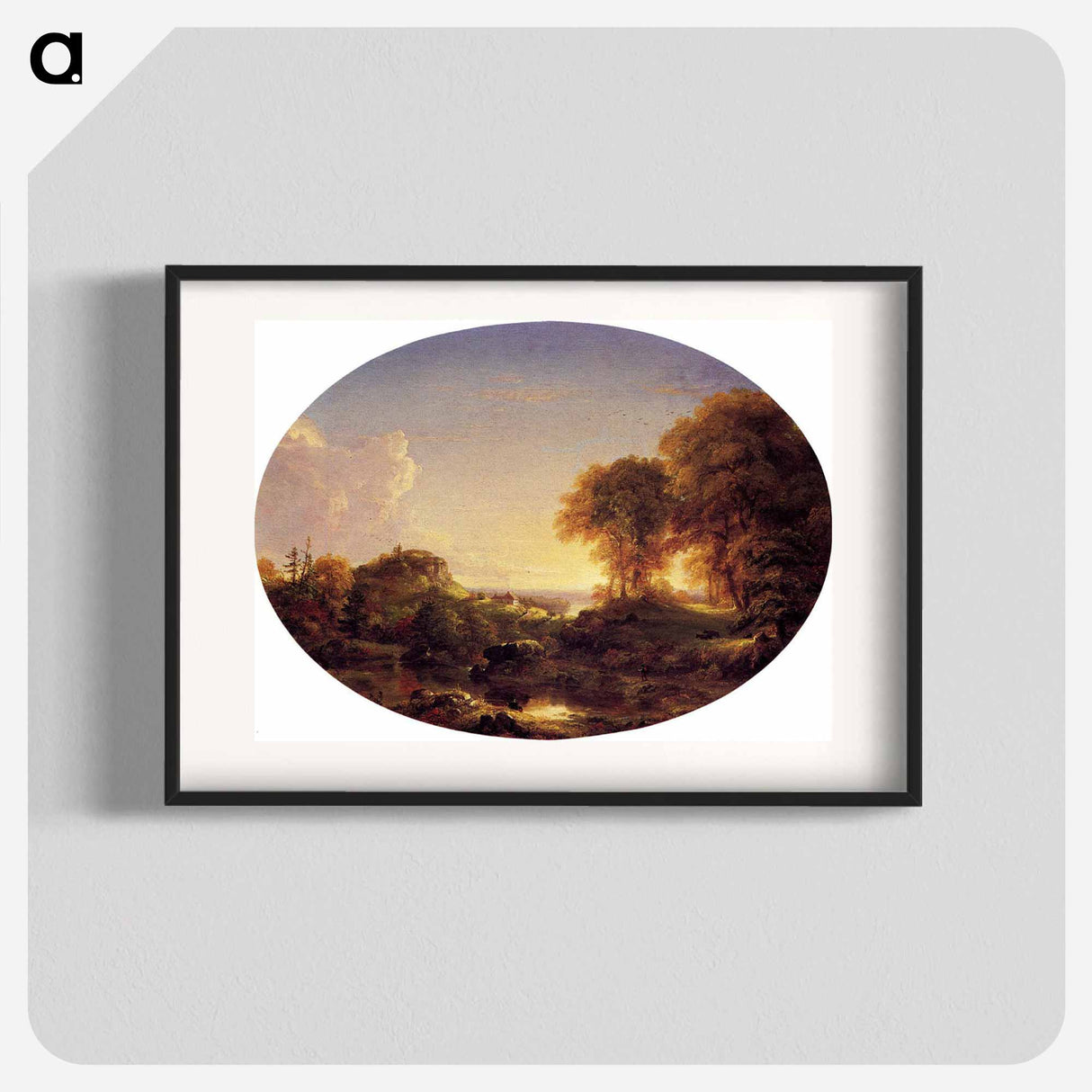 アートポスター-Catskill Landscape - トーマス コール Poster.