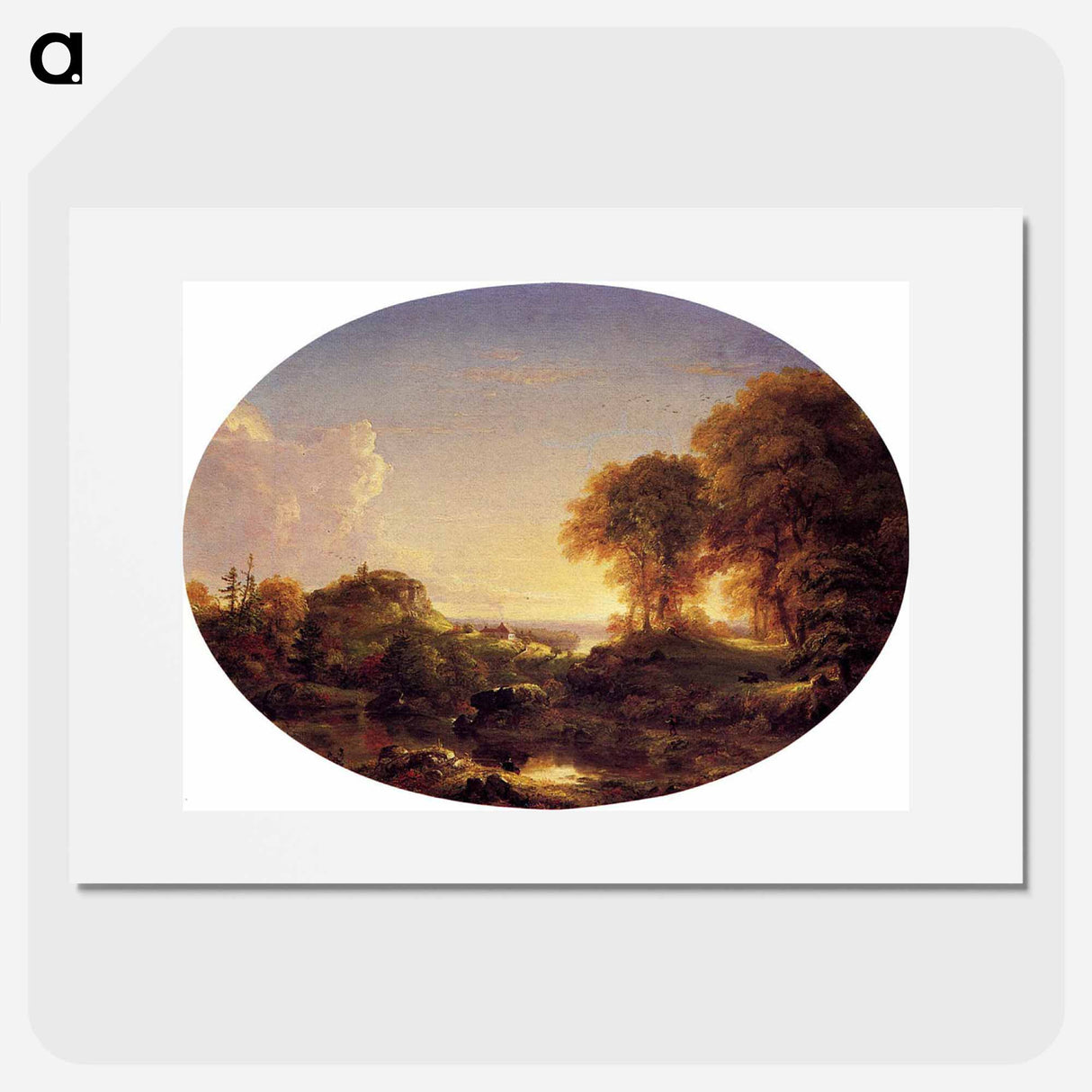 アートポスター-Catskill Landscape - トーマス コール Poster.