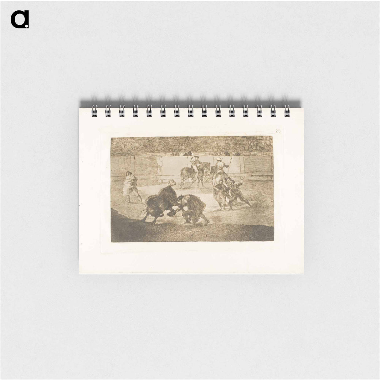 Pepe Illo making the pass of the 'recorte' - フランシスコ デ ゴヤ Memo.