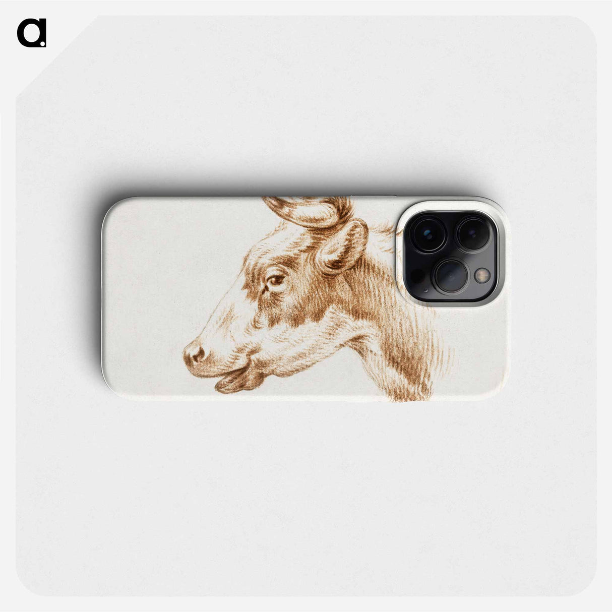 Head of a cow - ジャン ベルナール Phone Case.