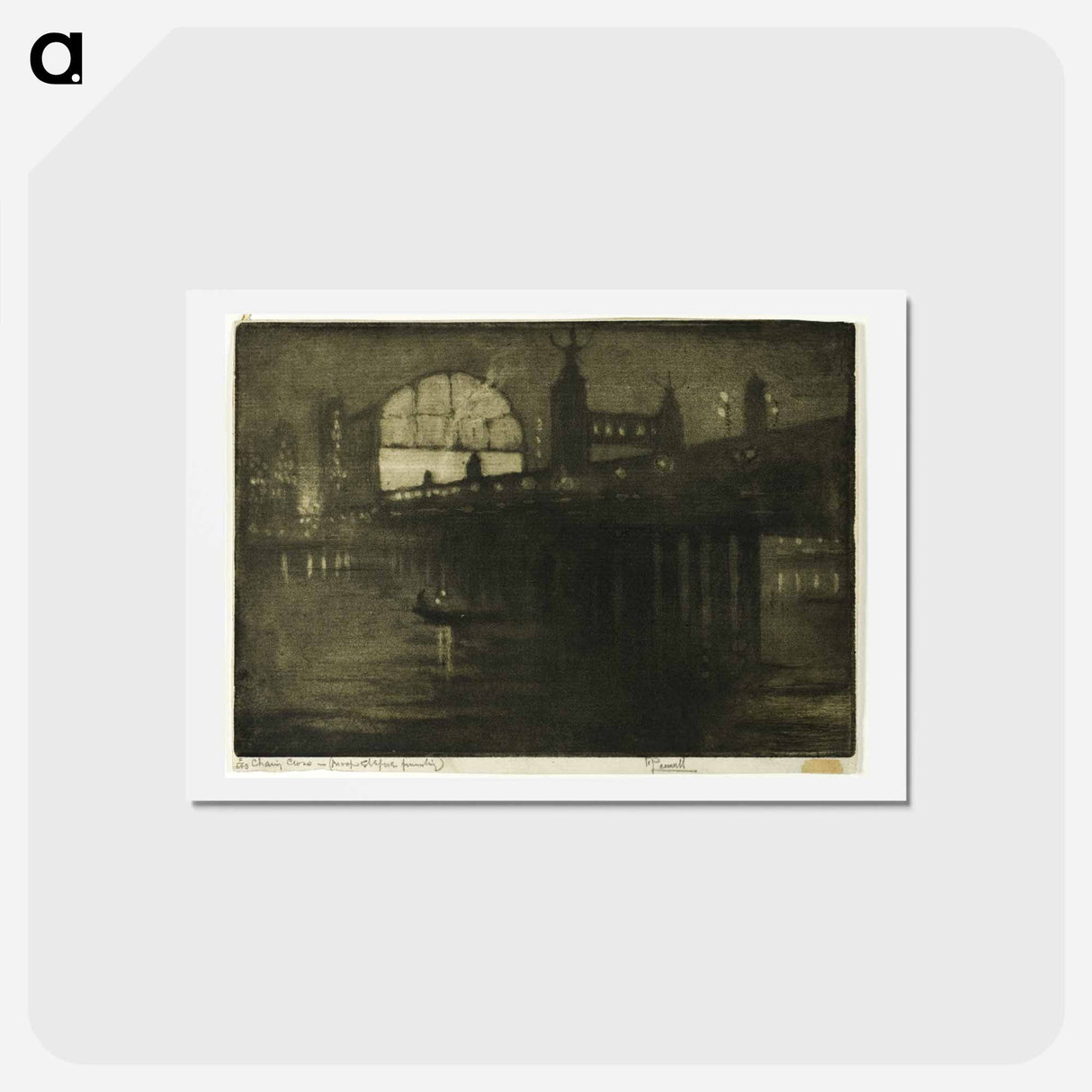 アートポストカード-Charing Cross at Night
- ジョセフ ペネル Postcard.