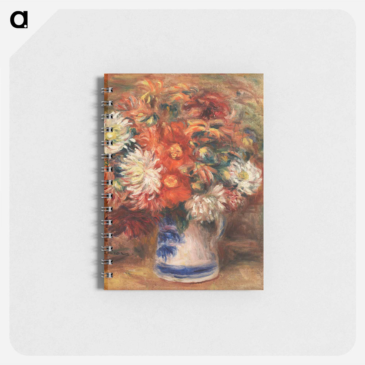 アートメモ帳-Bouquet - ピエール オーギュスト ルノワール Memo.