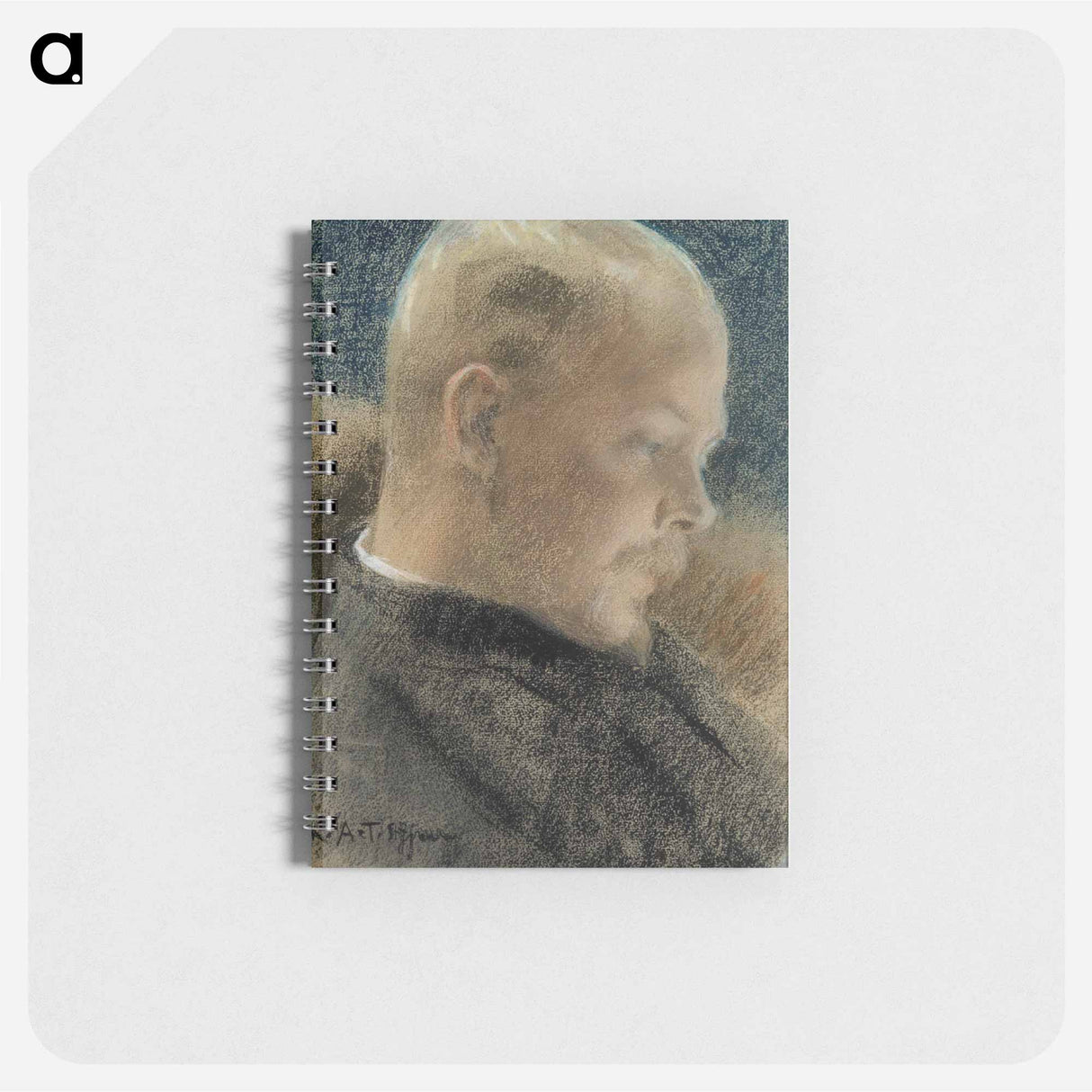 Portrait of the author Karl A. Tavaststjerna - アルバート エーデルフェルト Memo.