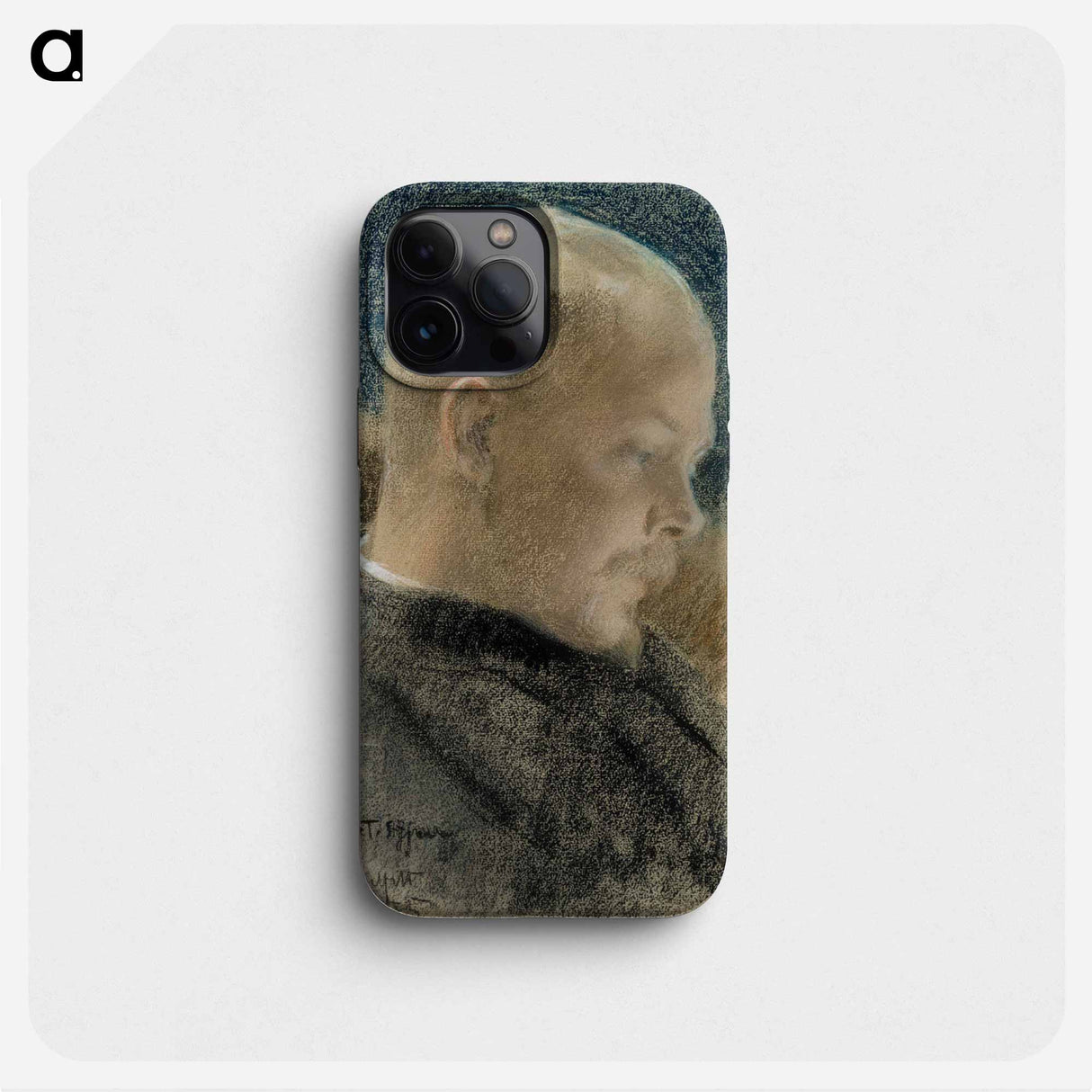 Portrait of the author Karl A. Tavaststjerna - アルバート エーデルフェルト Phone Case.