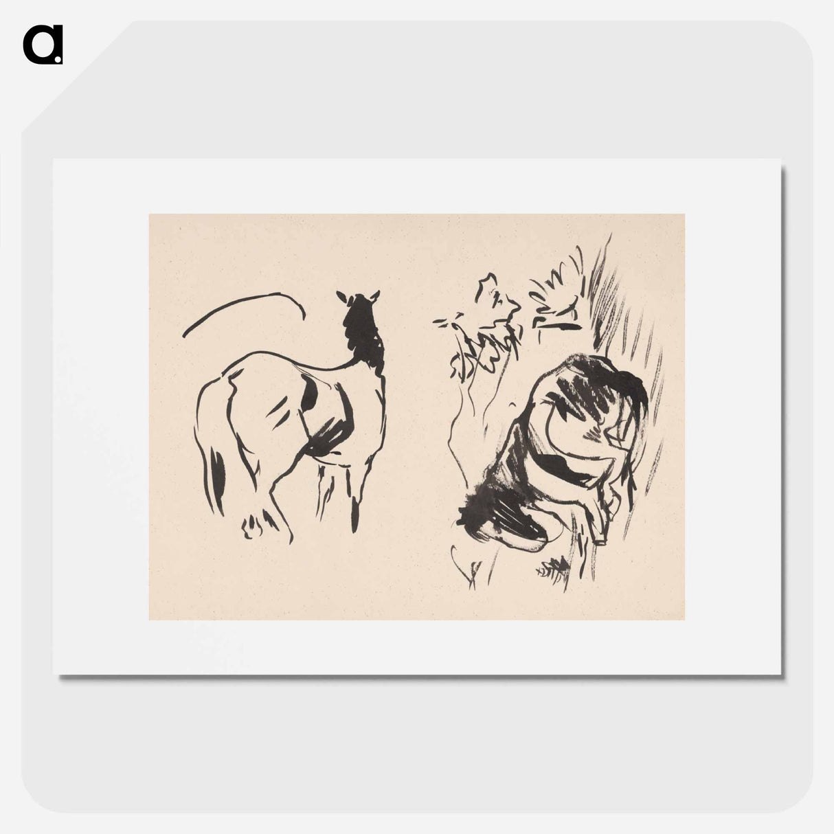 Horses - アーノルド ピーター ワイズ クビンチャン Poster.