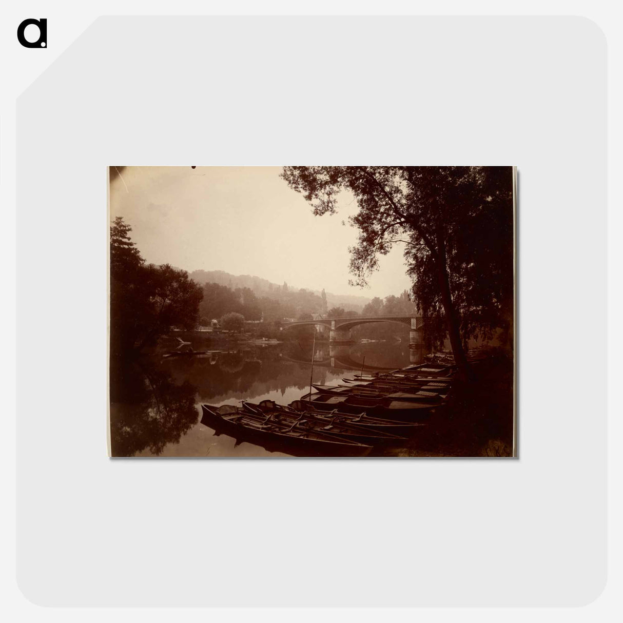 アートポストカード-La Marne à la Varenne
- ウジェーヌ アジェ Postcard.