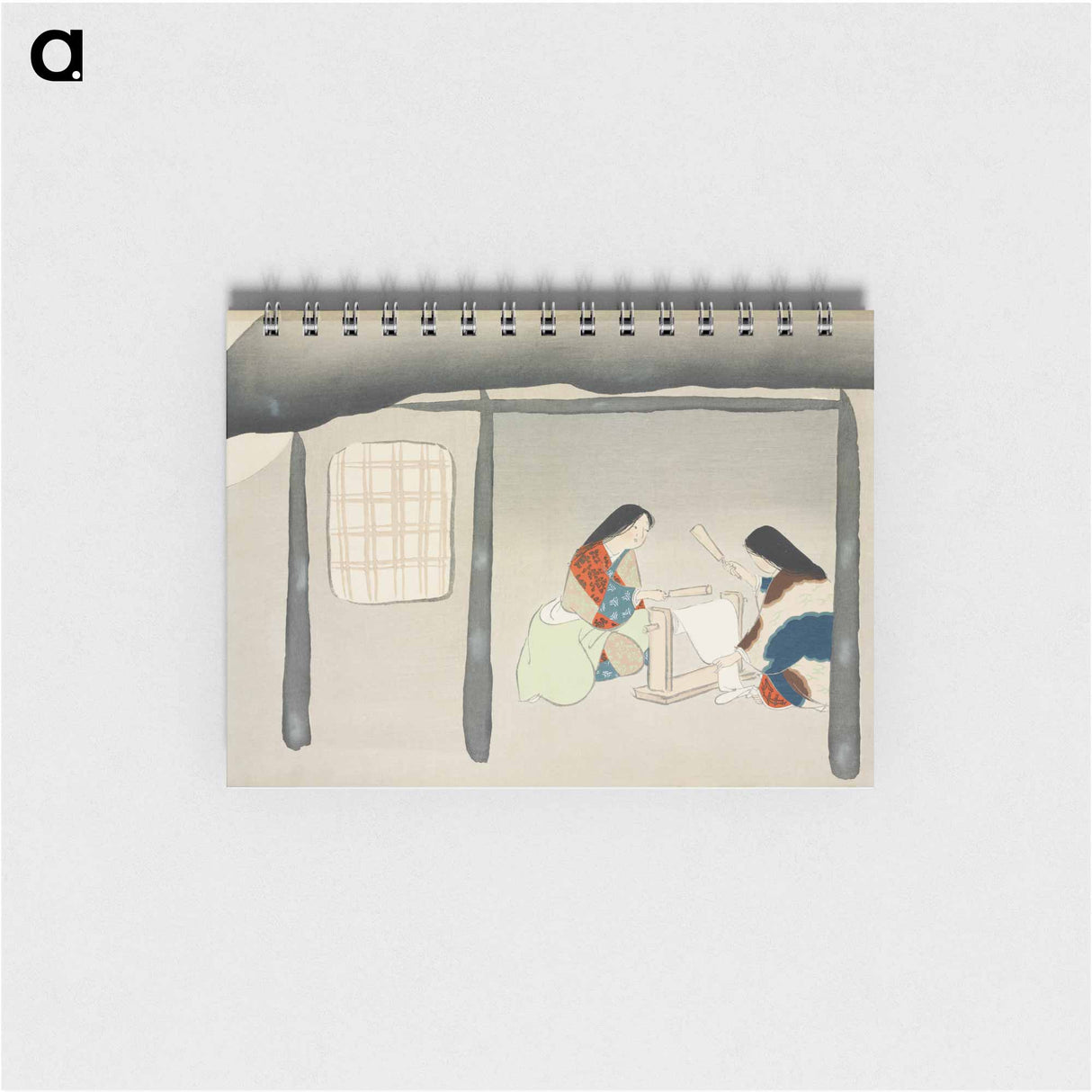 Kinuta from Momoyogusa–Flowers of a Hundred Generations - 神坂 雪佳 Memo.