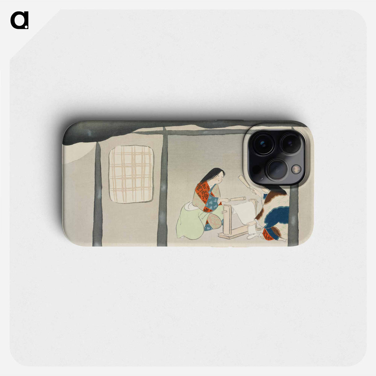 Kinuta from Momoyogusa–Flowers of a Hundred Generations - 神坂 雪佳 Phone Case.