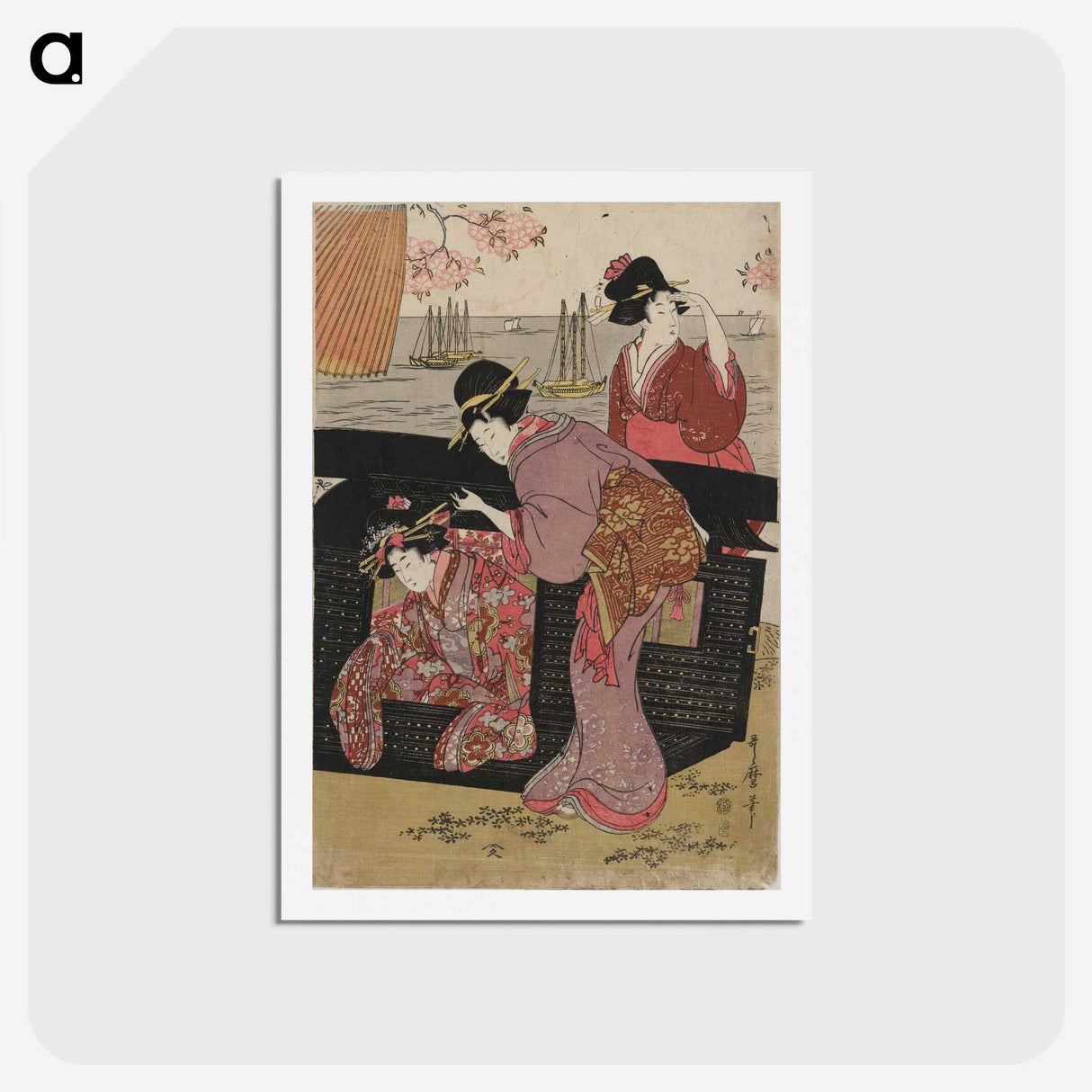 2-13_Kitagawa-Utamaro_hagaki