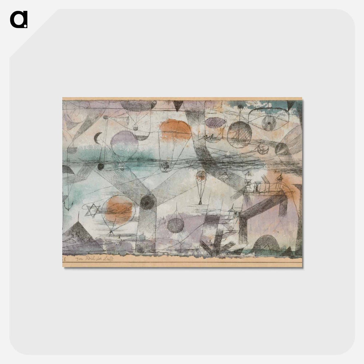 アートポストカード-In the realm of air
- バーゼル美術館 Postcard.