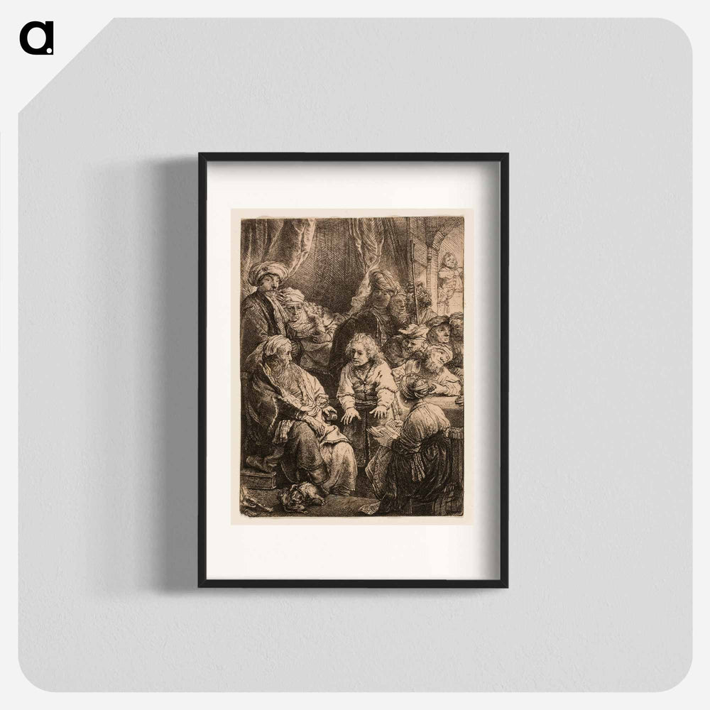Joseph Telling His Dreams - Rembrandt van Rijn Poster.