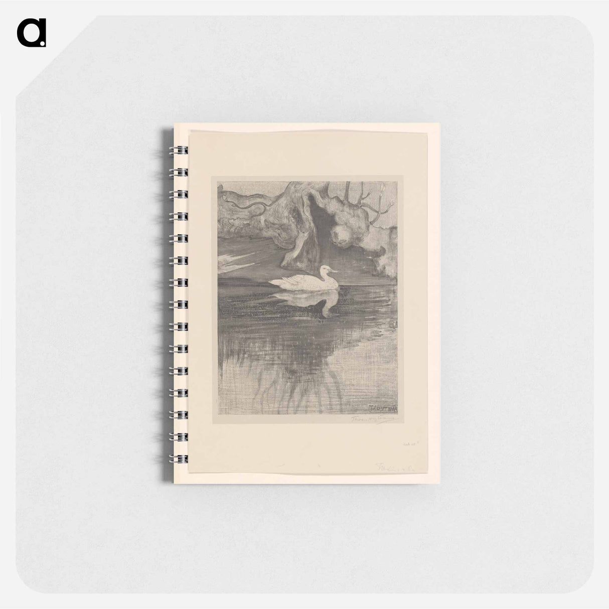 Vijver met eend - テオ ヴァン ホイテマ Memo.