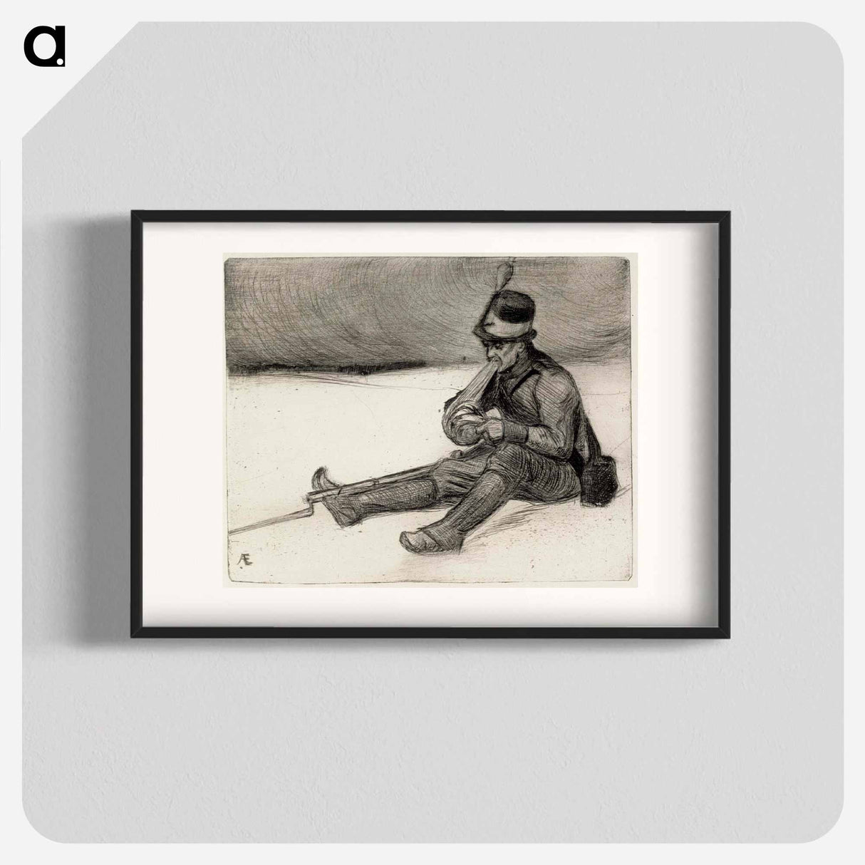 Wounded soldier - アルバート エーデルフェルト Poster.