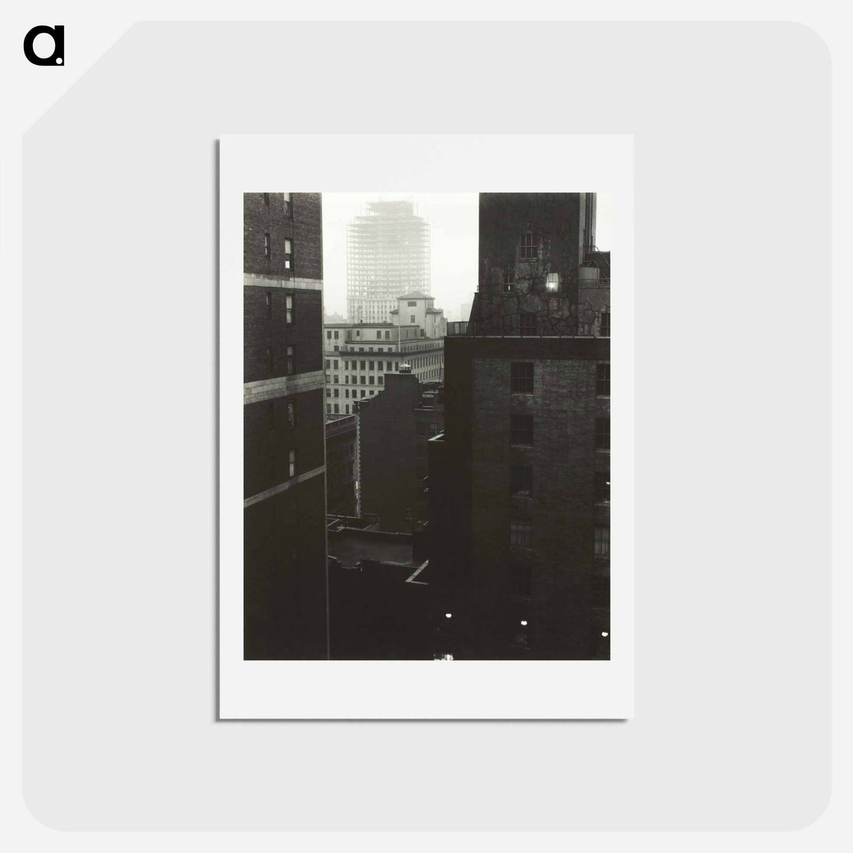 アートポストカード-From My Window at An American Place, Southwest - アルフレッド スティーグリッツ Postcard.
