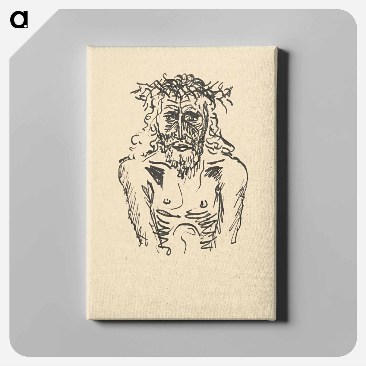 Vir dolorum - アーノルド ピーター ワイズ クビンチャン Canvas.