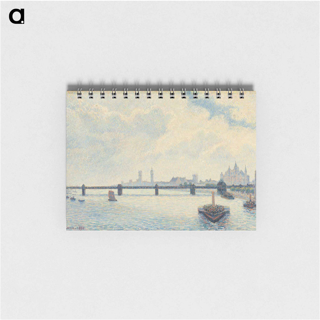 アートメモ帳-Charing Cross Bridge, London - カミーユ ピサロ Memo.