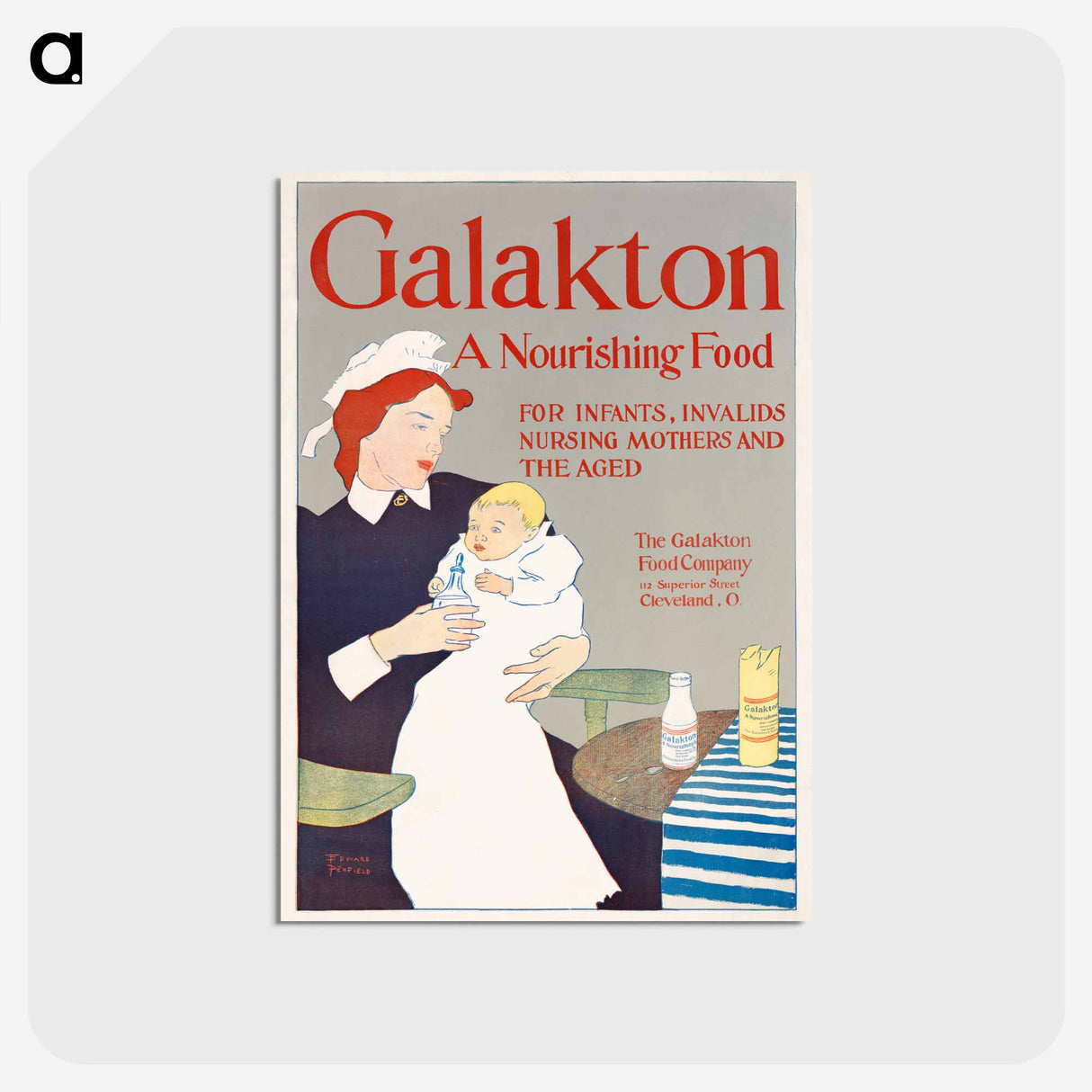 アートポストカード-Galakton - エドワード ペンフィールド Postcard.