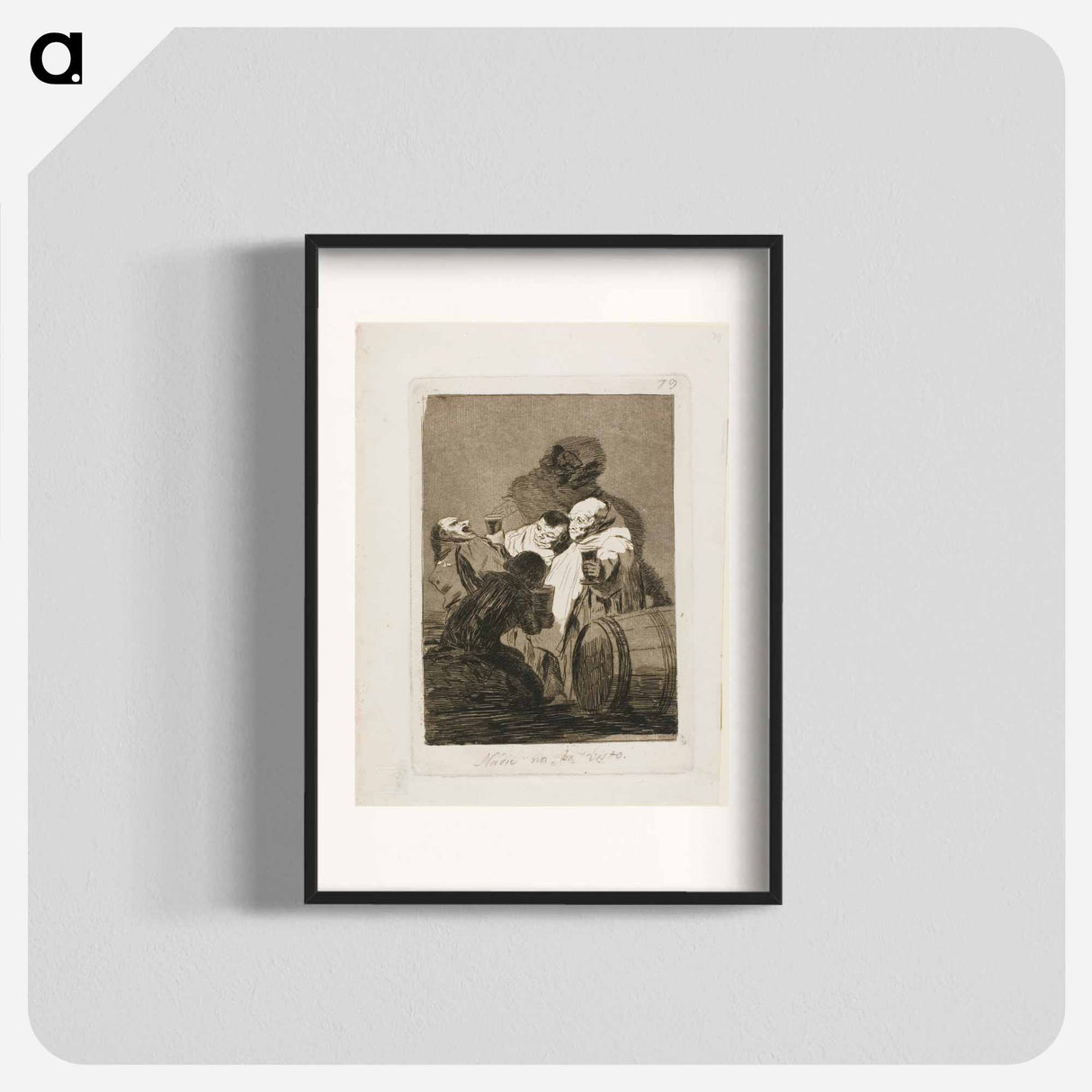 No One Has Seen Us - Francisco de Goya Poster.