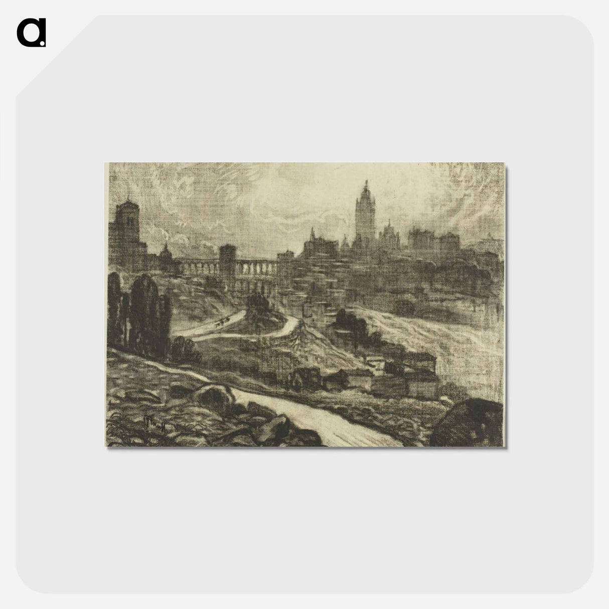 アートポストカード-Approach to Segovia
- ジョセフ ペネル Postcard.