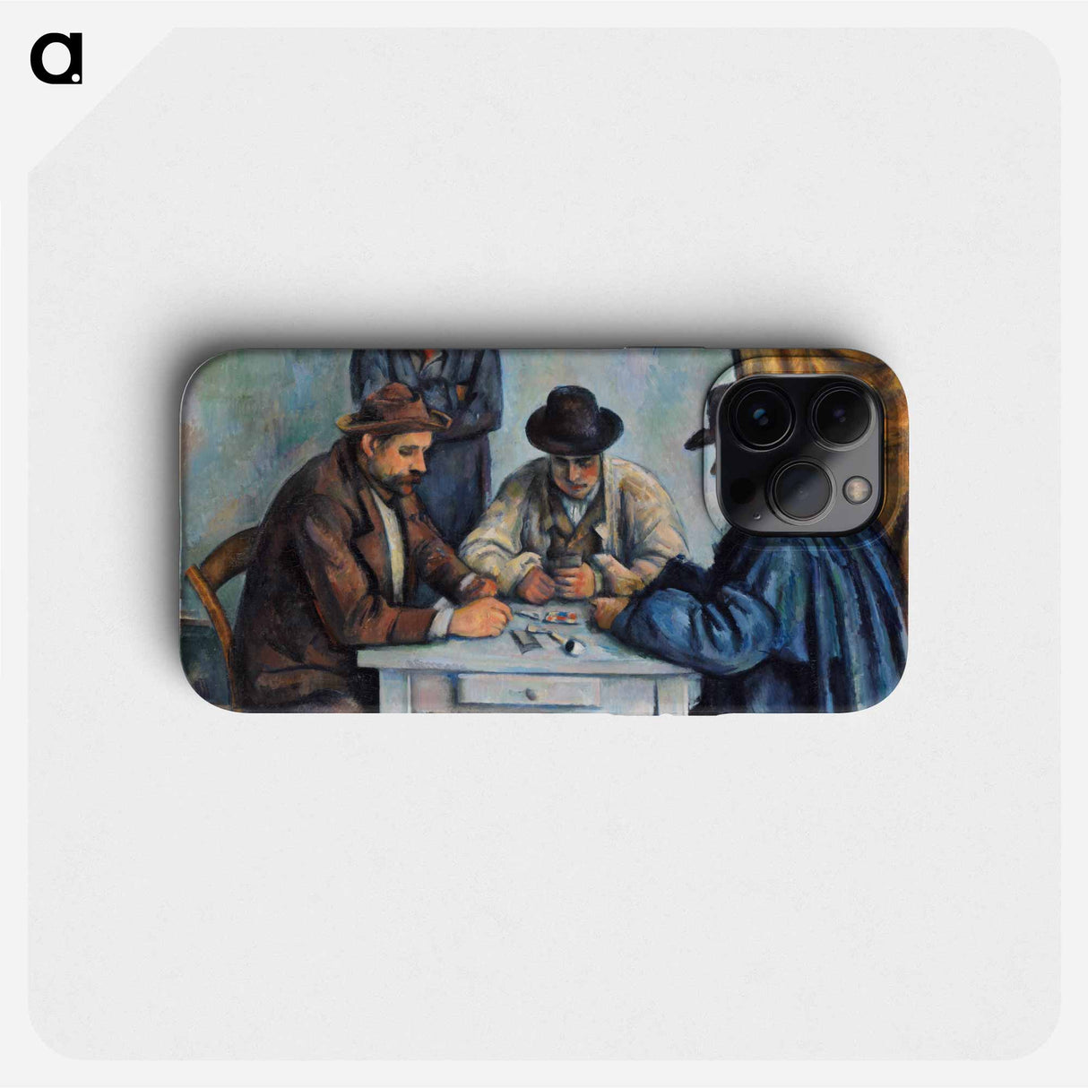 The Card Players - Paul Cezanne Phone Case.