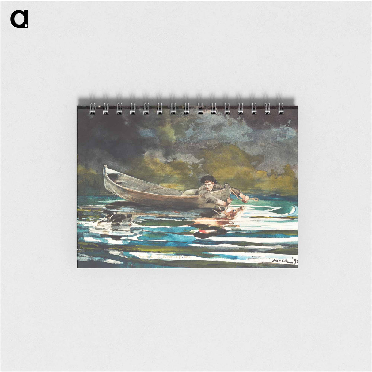 Sketch for Hound and Hunter - ウィンスロー ホーマー Memo.